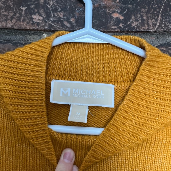 Two-Toned Mock Neck Sweater, size Medium - Picture 2 of 3